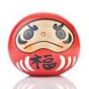 Daruma Kokeshi rouge porte bonheur
